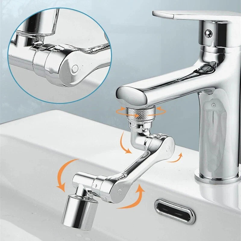 2 Pack Universal 1080 Swivel Robotic Arm Faucet Aerator Extension