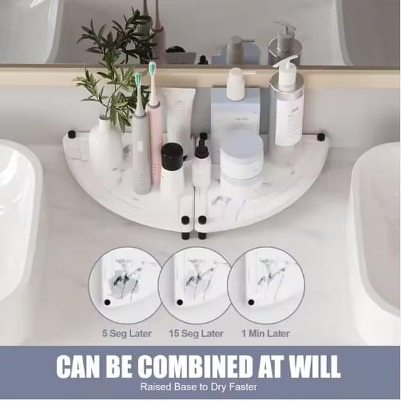 Diatomaceous Earth Sink Tray Stone Instant-Dry Sink Organizer