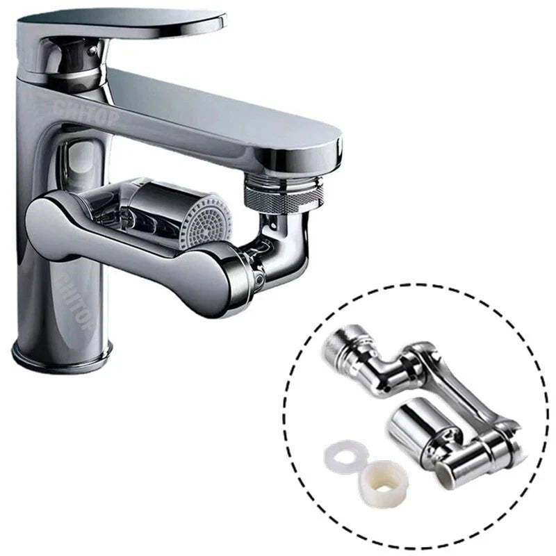 2 Pack Universal 1080 Swivel Robotic Arm Faucet Aerator Extension