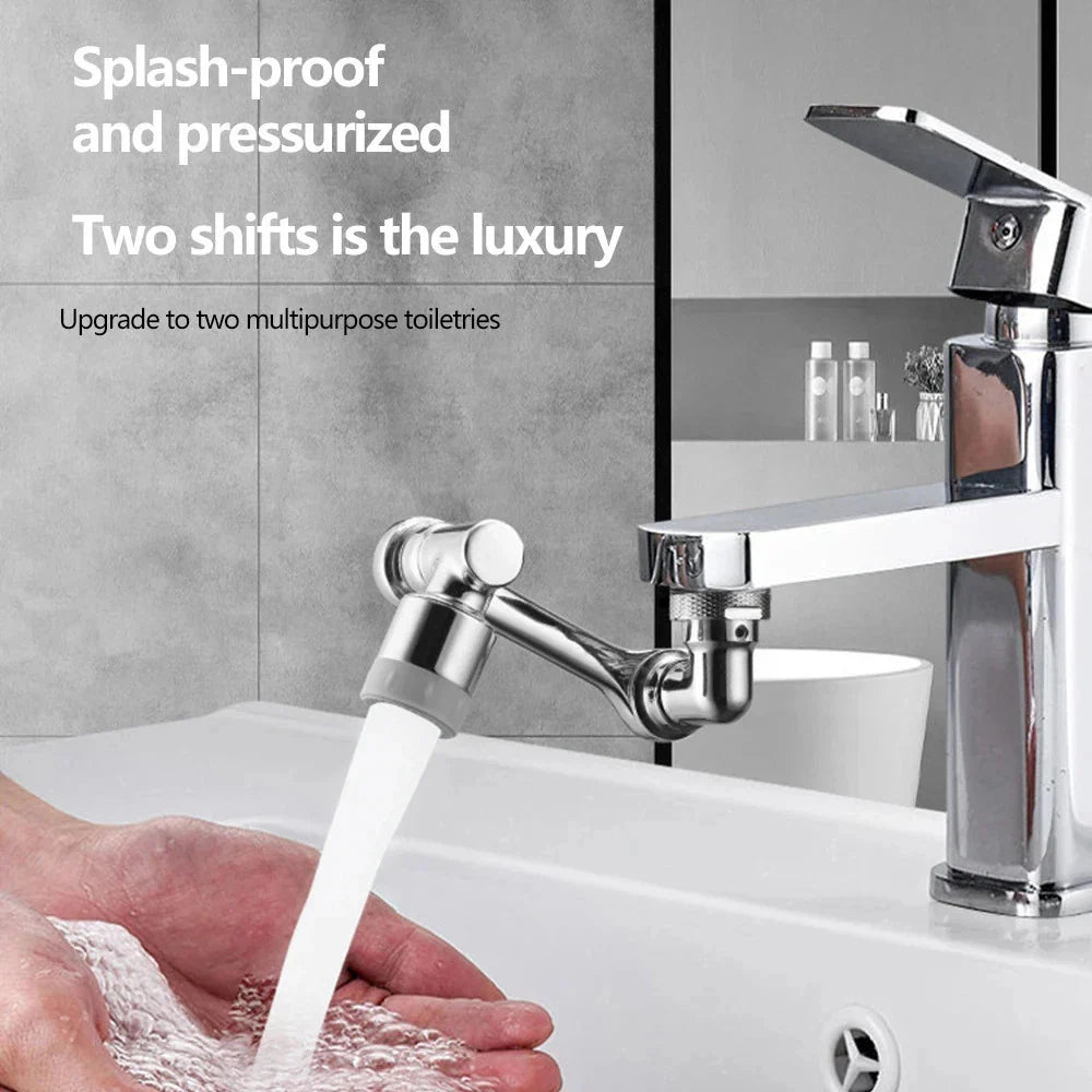 2 Pack Universal 1080 Swivel Robotic Arm Faucet Aerator Extension