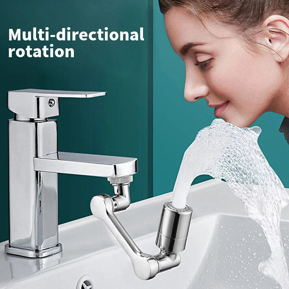 2 Pack Universal 1080 Swivel Robotic Arm Faucet Aerator Extension