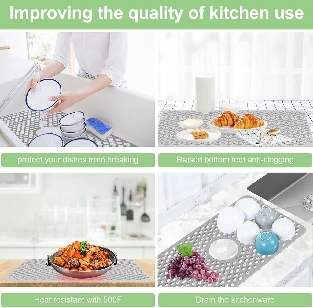 Kitchen Sink Bottom Protector Grid Mat